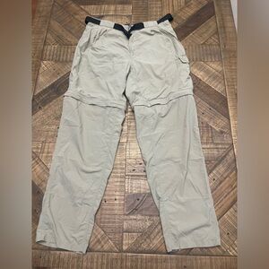 ExOfficio Light Gray Convertible Cargo Pants